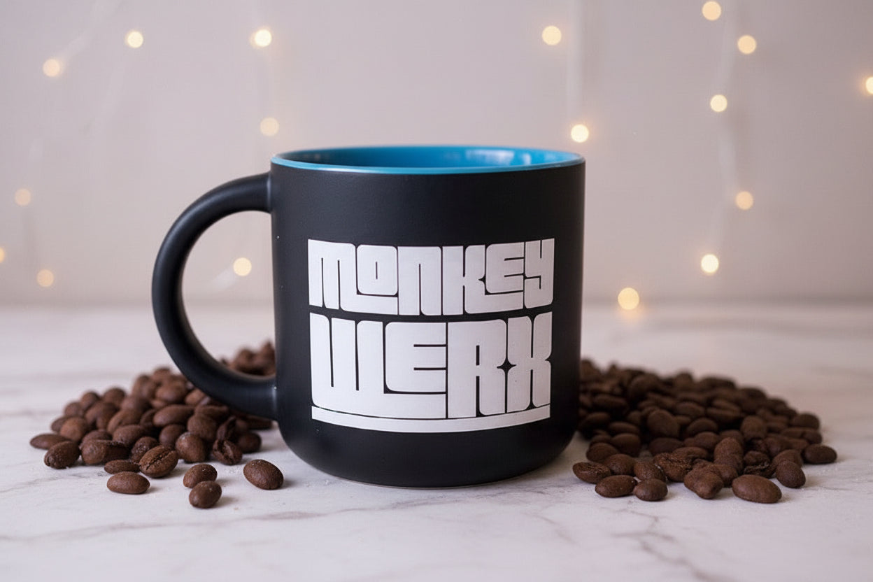 Monkey Werx Coffee Mug - Blue