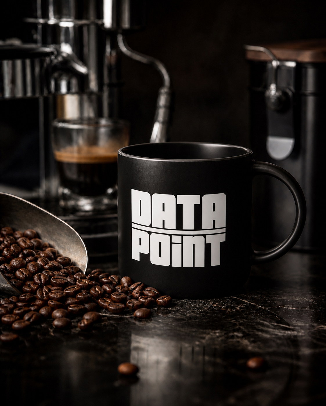 Data Point - Signed- 14 oz Coffee Cup