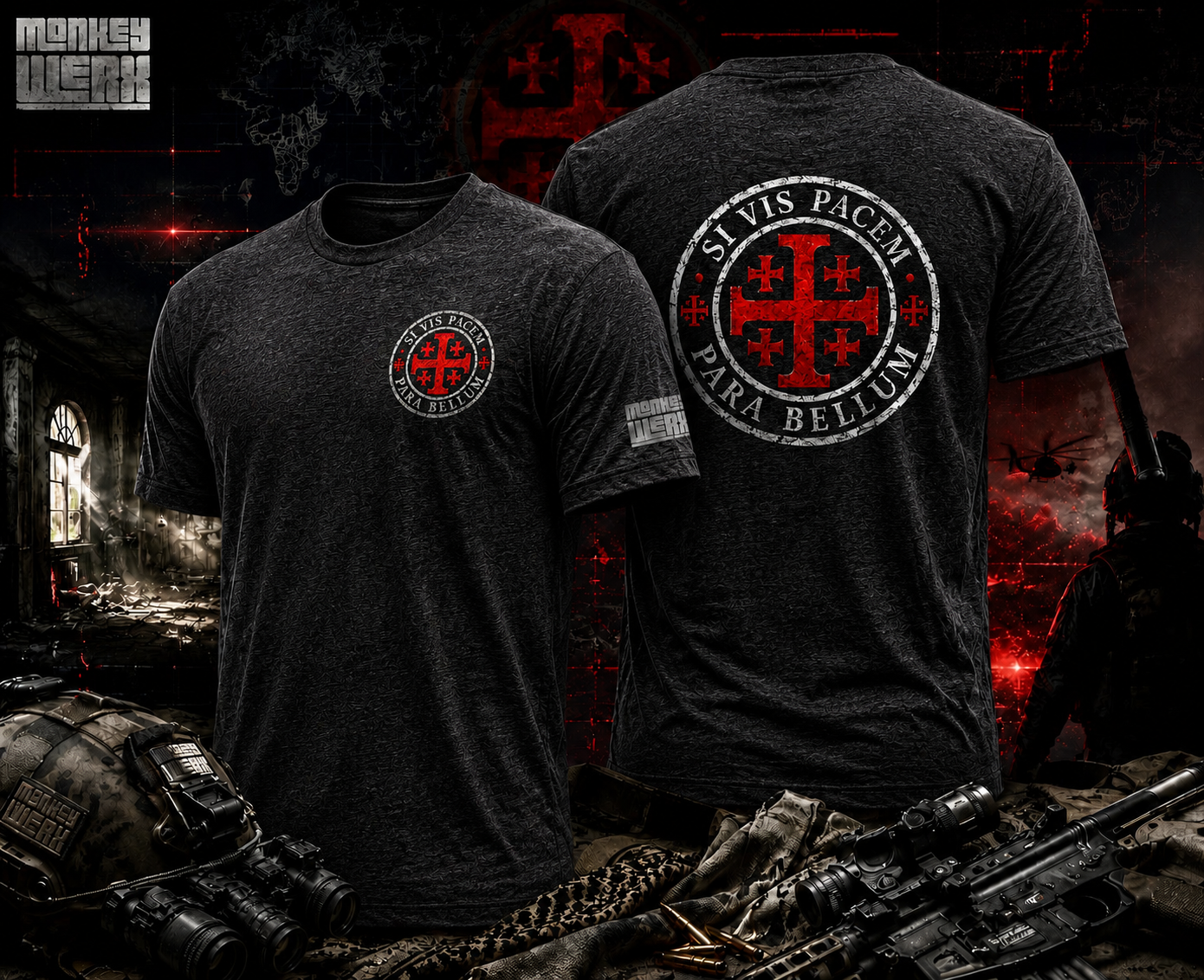 “Si Vis Pacem, Para Bellum” Tee (If You Want Peace - Prepare for War)