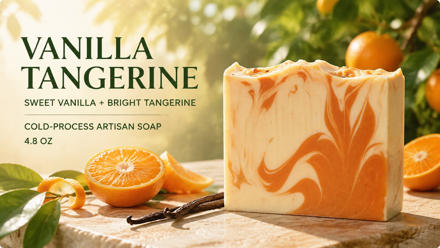Vanilla Tangerine Artisan Soap