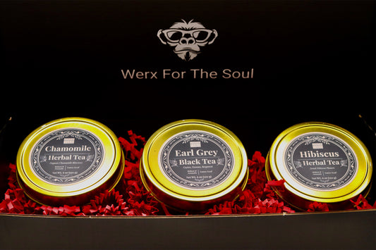 Organic Tea Trio – Earl Grey · Hibiscus · Chamomile