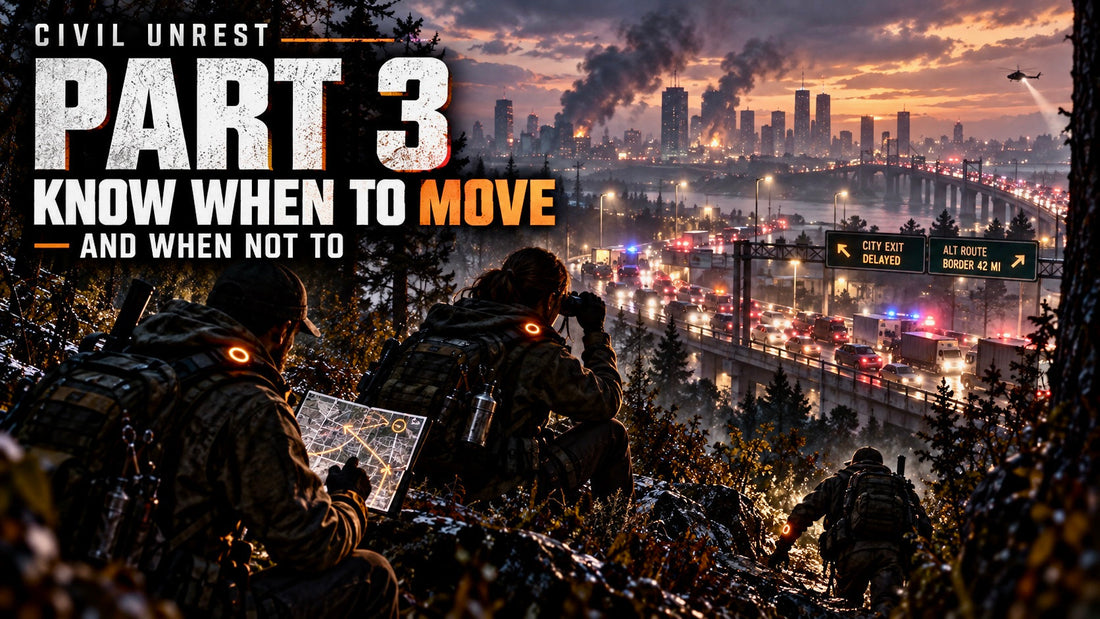 PART THREE - KNOW WHEN TO MOVE - AND WHEN NOT TO