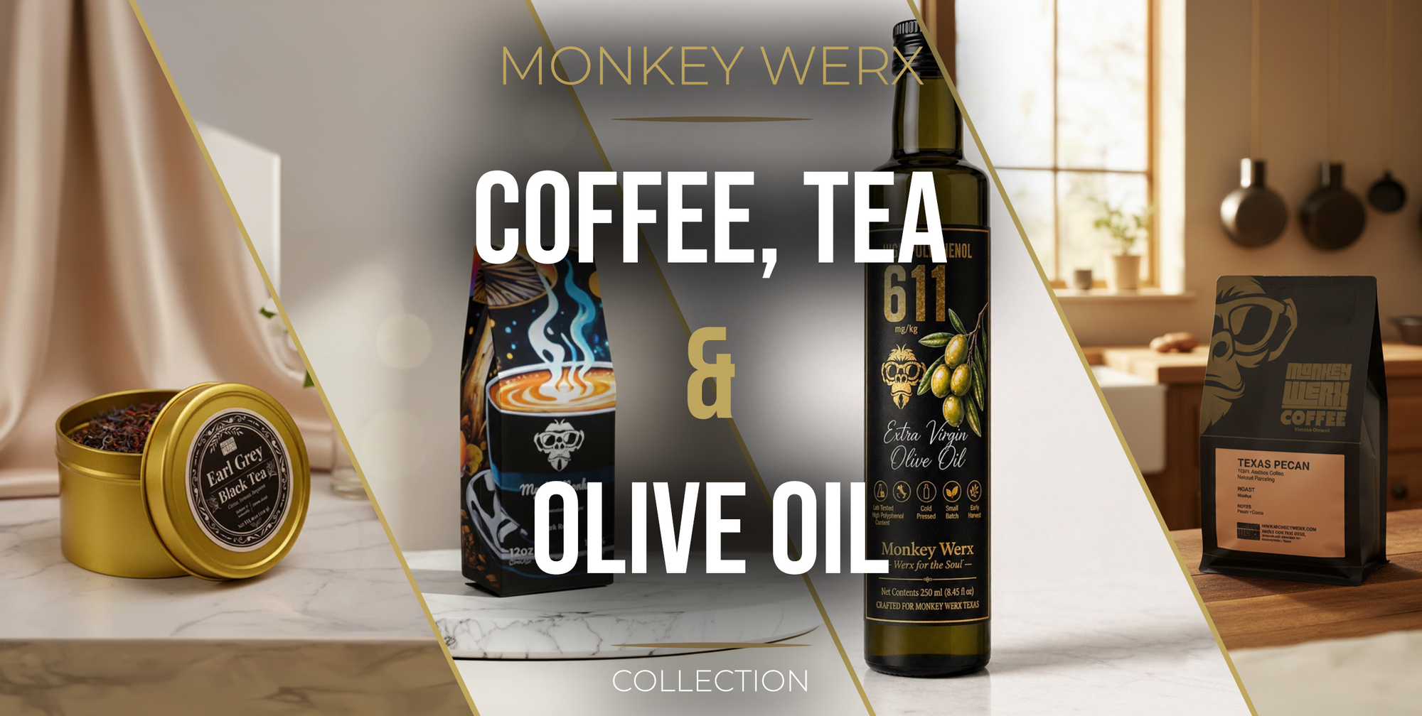 Coffee, Tea, & Olive Oil