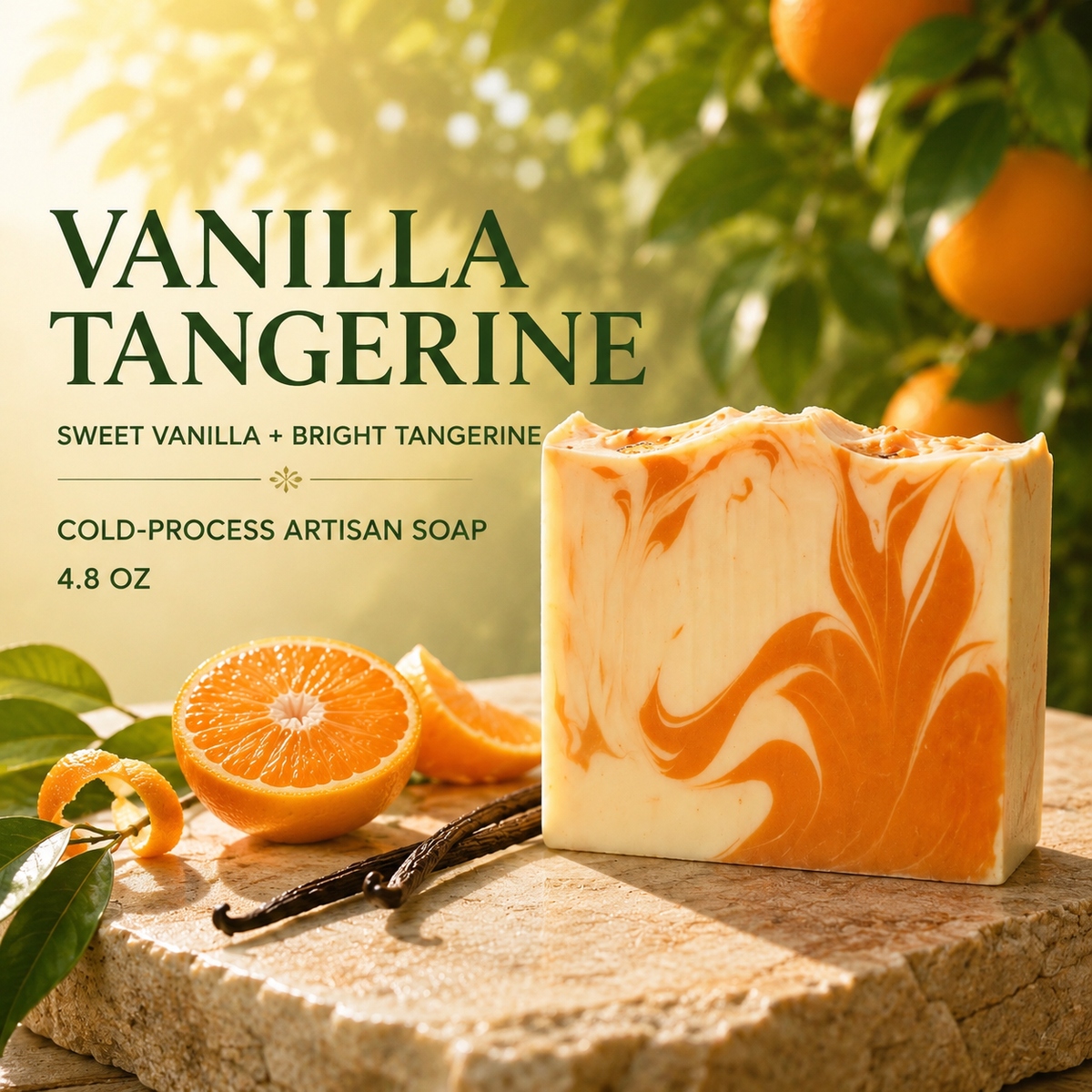Vanilla Tangerine Artisan Soap