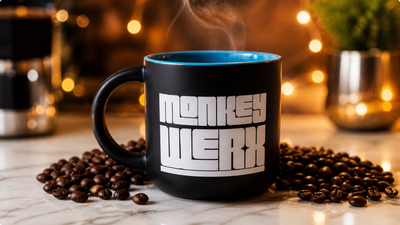 Monkey Werx Coffee Mug - Blue