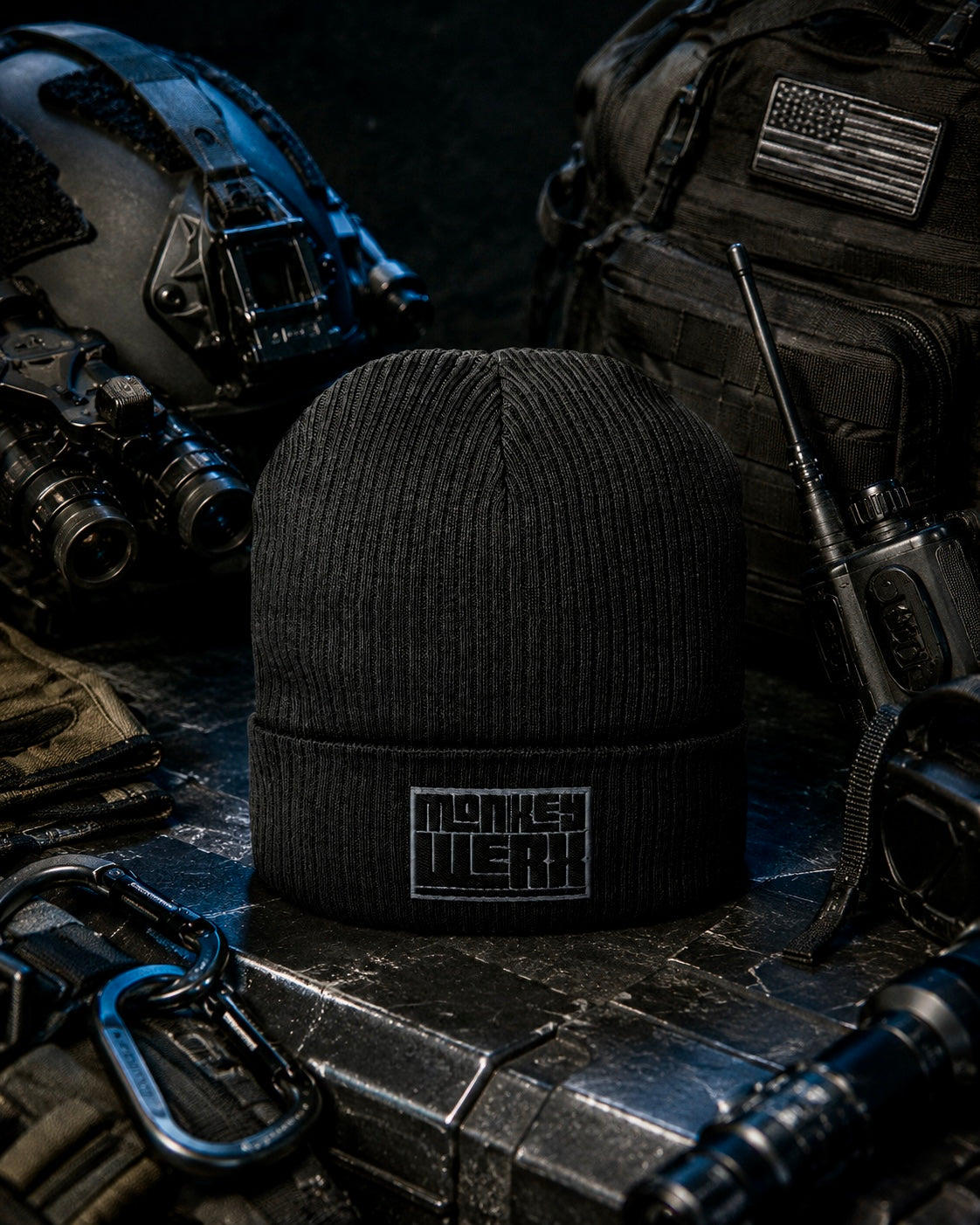 MW Organic Ribbed Beanie