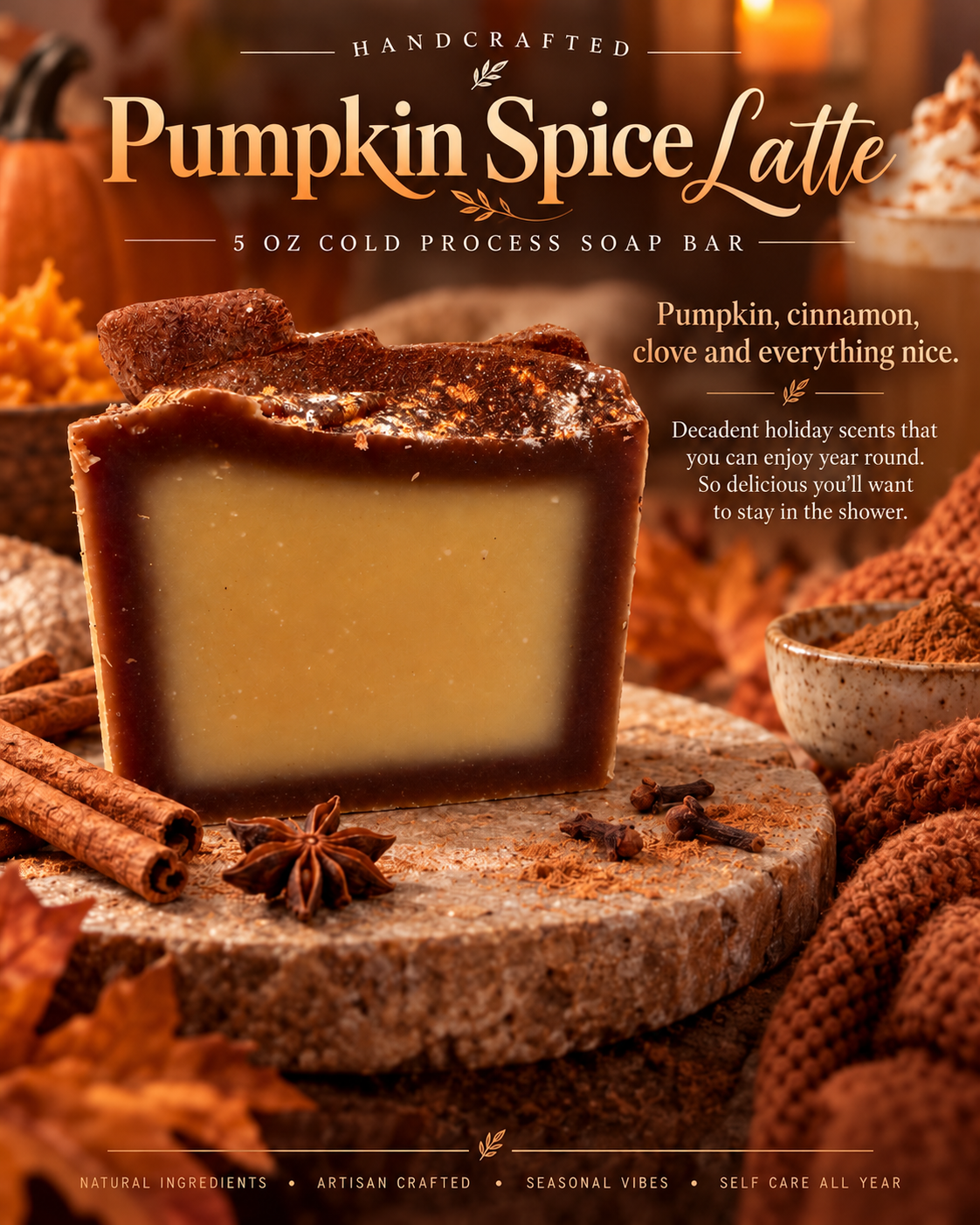 Pumpkin Spice Latte Soap