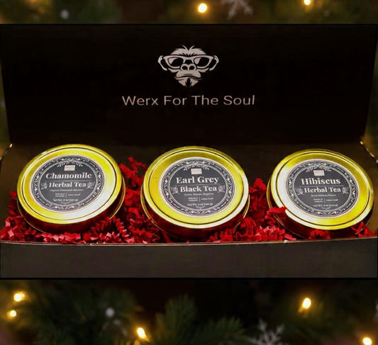 Organic Tea Trio – Earl Grey · Hibiscus · Chamomile