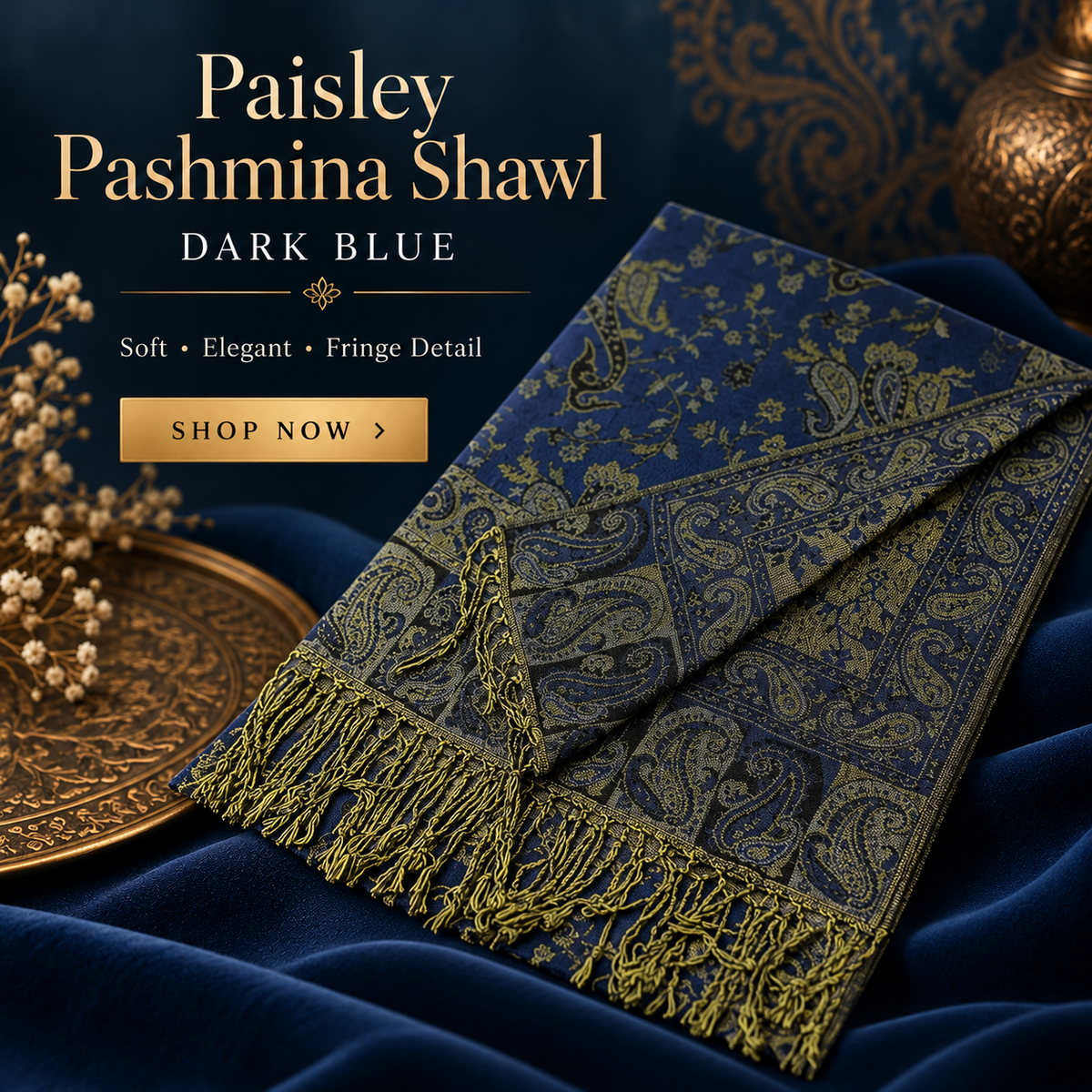 Paisley Pashmina Shawl
