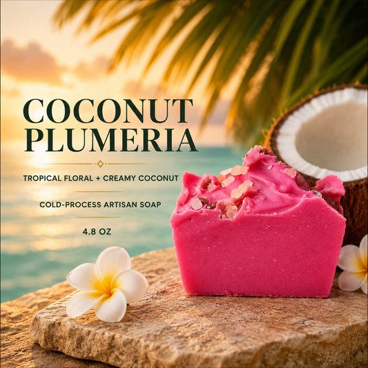 Coconut Plumeria Artisan Soap