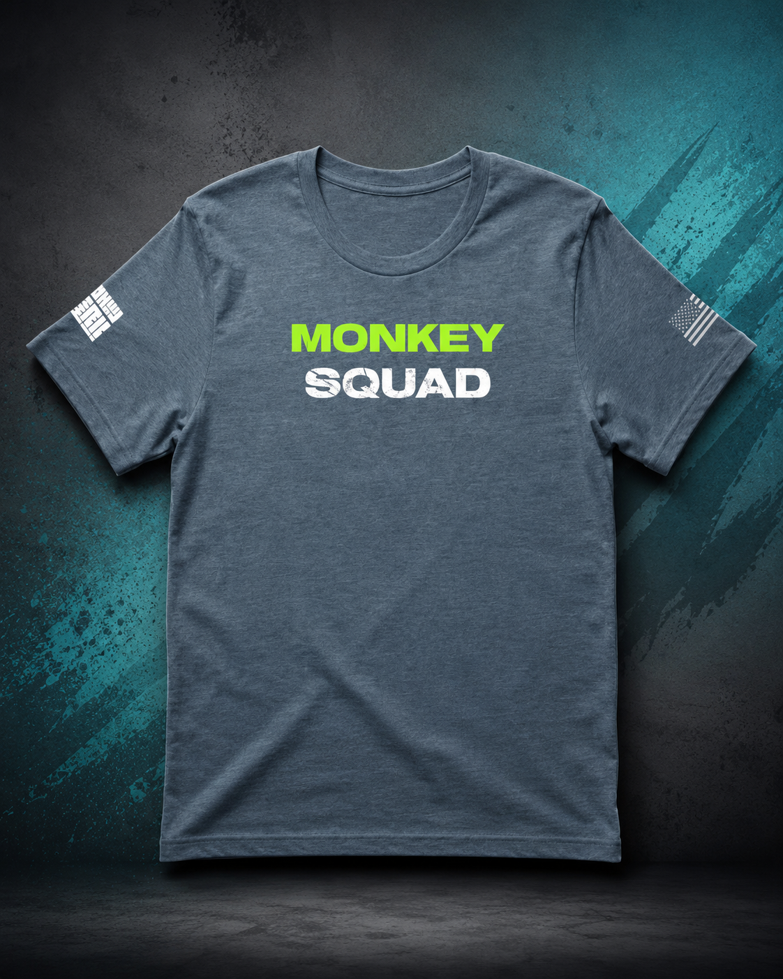 Monkey Squad Green Tee