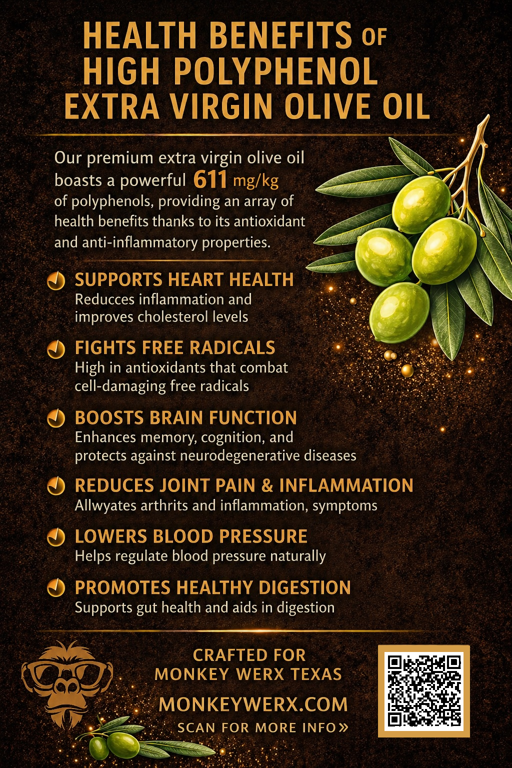 High-Polyphenol Extra Virgin Olive Oil