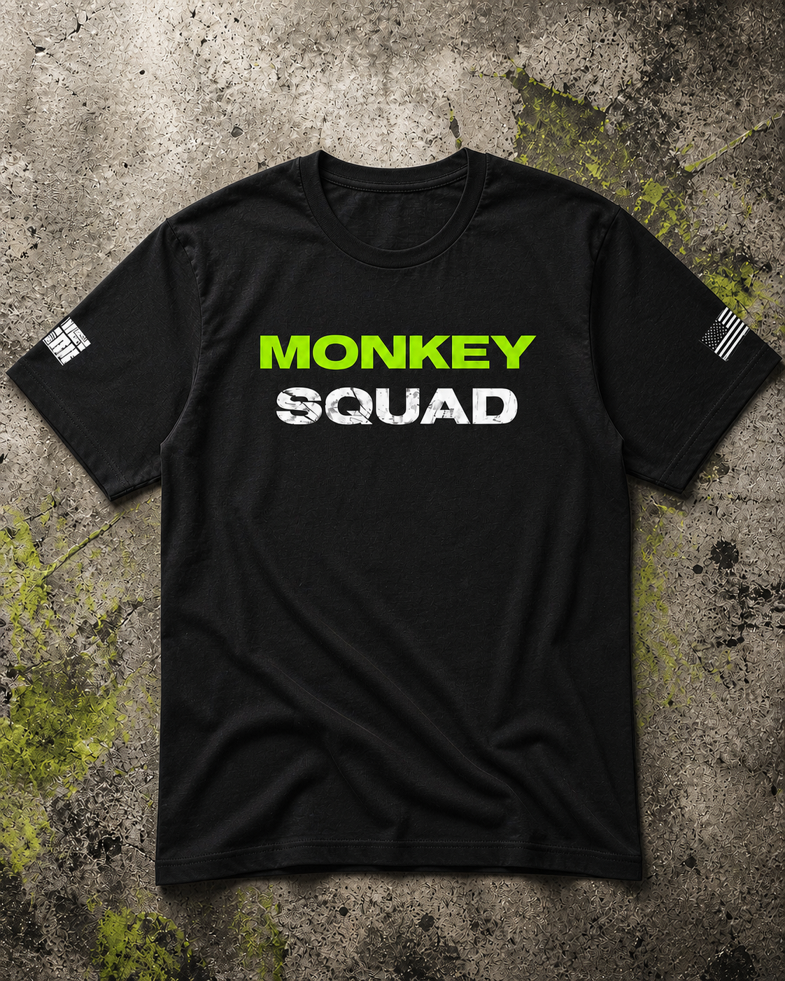Monkey Squad Green Tee