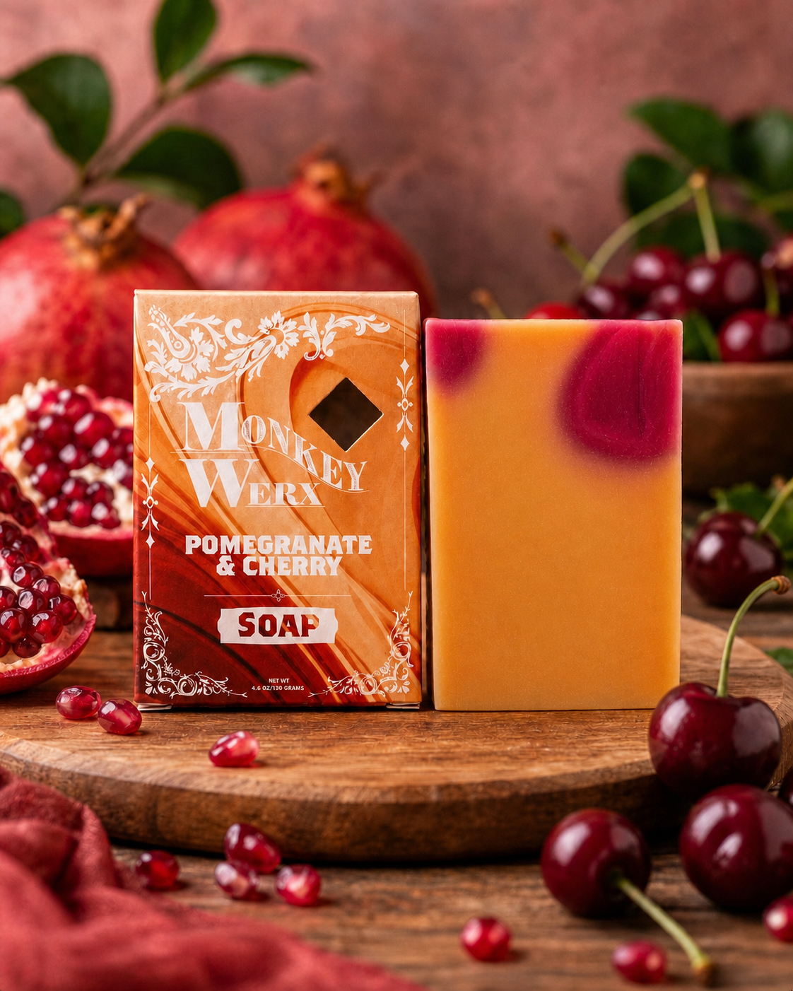 Pomegranate and Cherry Soap