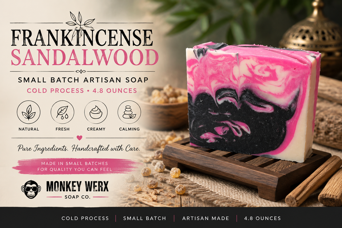 Frankincense Sandalwood Artisan Soap