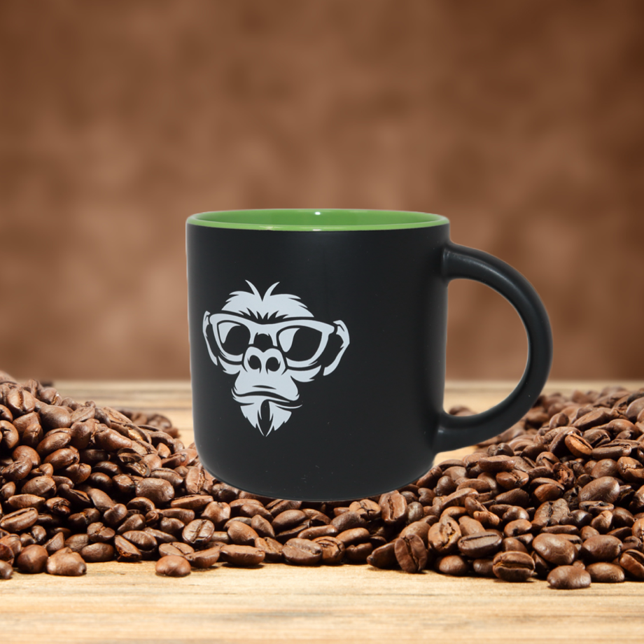 Monkey Werx Coffee Mug - Lime Green