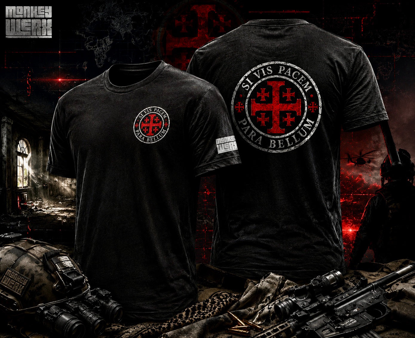 “Si Vis Pacem, Para Bellum” Tee (If You Want Peace - Prepare for War)