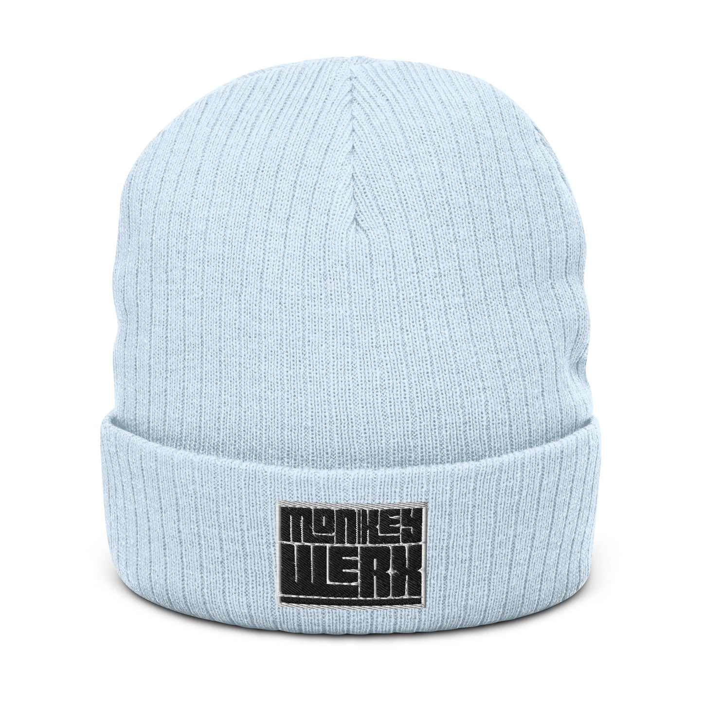 Monkey Werx Ribbed Knit Beanie