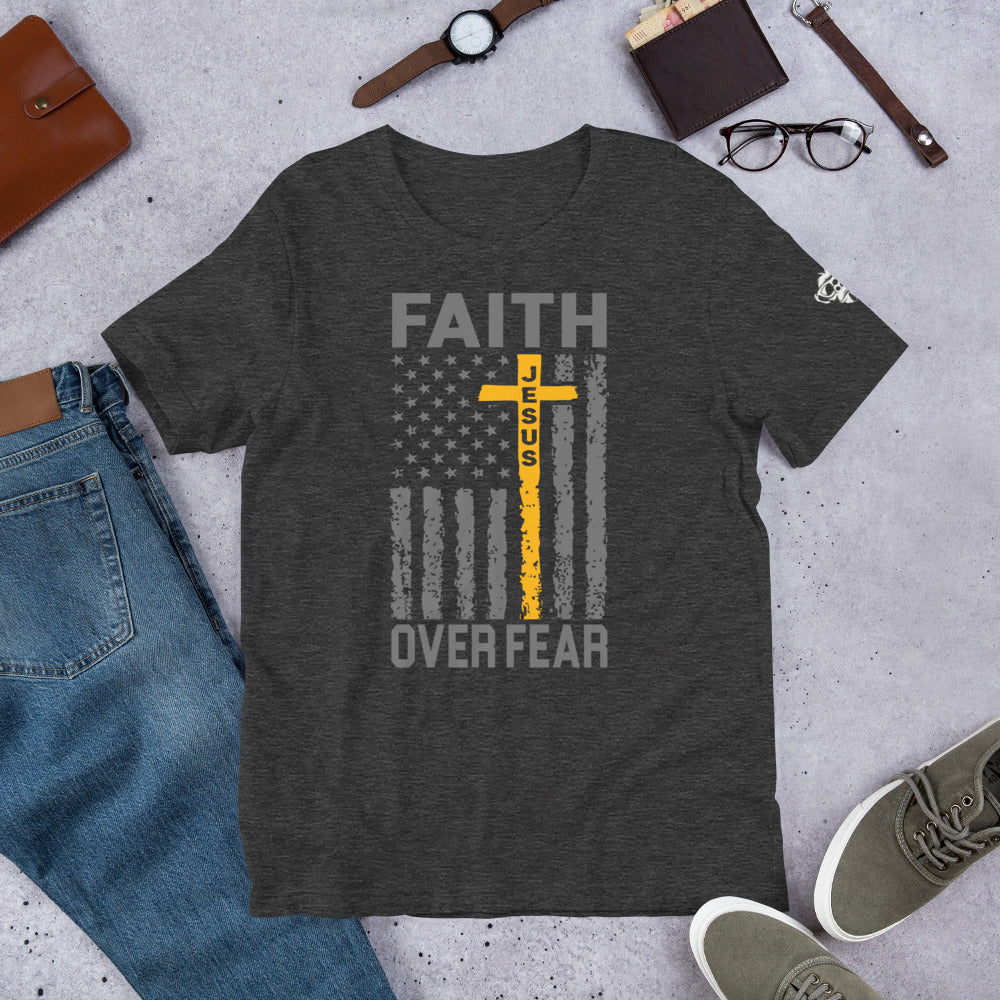 Faith Over Fear Flag T-Shirt