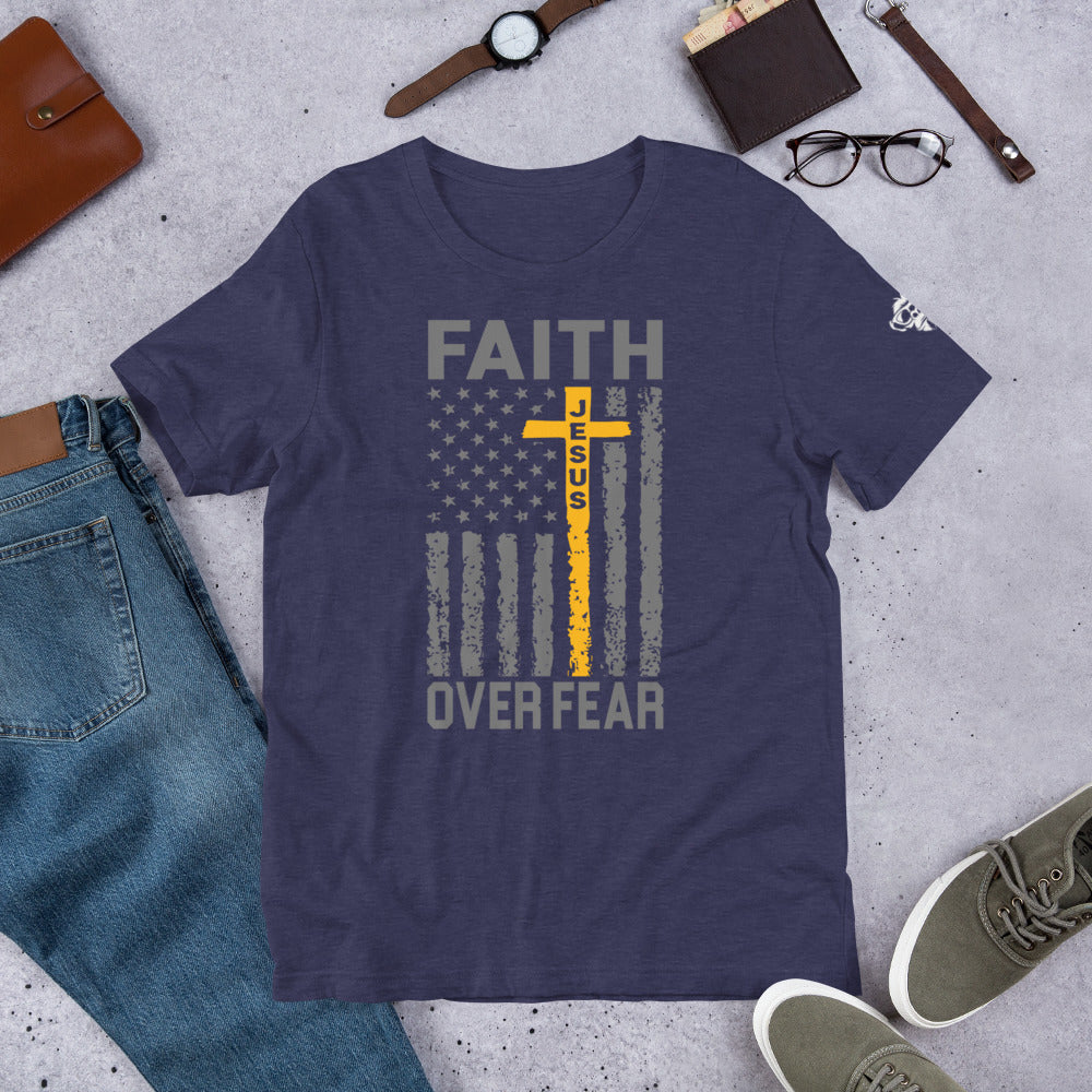 Faith Over Fear Flag T-Shirt